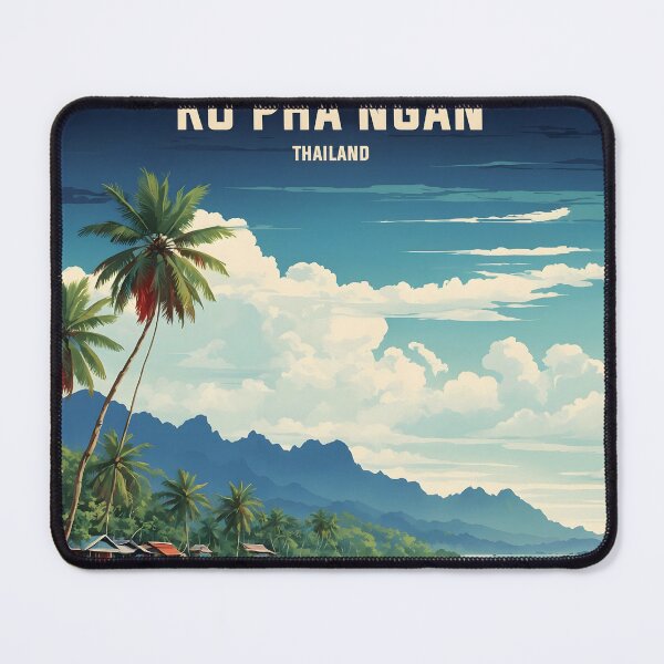 Item preview, Ko Pha Ngan Thailand Vintage Retro Travel Tourism designed and sold by TravelersGems.