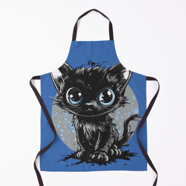 Item preview, Cartoon kitten in monochrome splash background designed and sold by JustaKiss822.