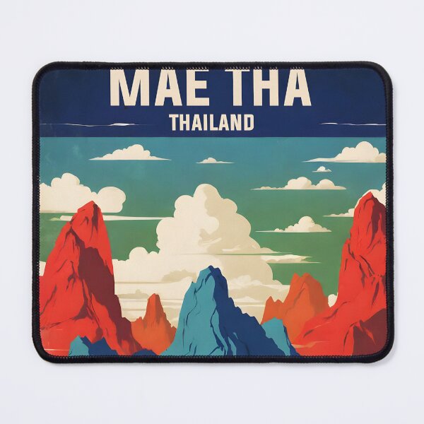 Item preview, Mae Tha Thailand Vintage Retro Travel Tourism designed and sold by TravelersGems.