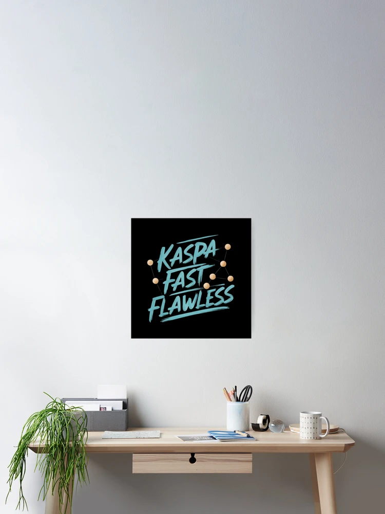 Thumbnail 2 of 3, Poster, Code. Power. Kaspa. designed and sold by RadDeck.