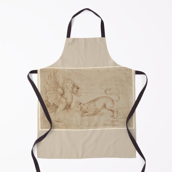 Item preview, Lion Confronting a Dragon by an Anonymous Italian in the 16th century  designed and sold by Amanda1775.