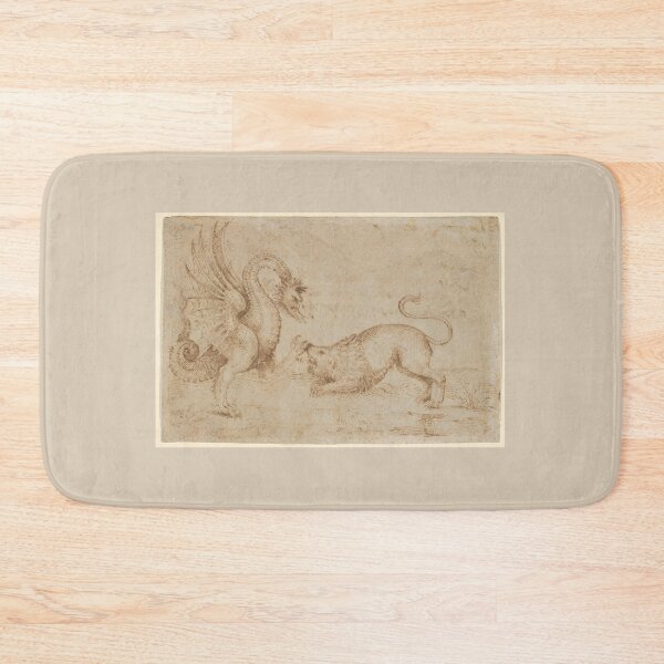 Item preview, Lion Confronting a Dragon by an Anonymous Italian in the 16th century  designed and sold by Amanda1775.
