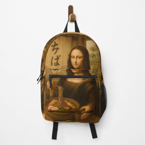 Item preview, Mona Lisa Dipping Tempura in Autumn Tea Room designed and sold by mildaclairmo.