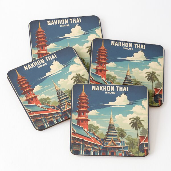 Item preview, Nakhon Thai Thailand Vintage Retro Travel Tourism designed and sold by TravelersGems.