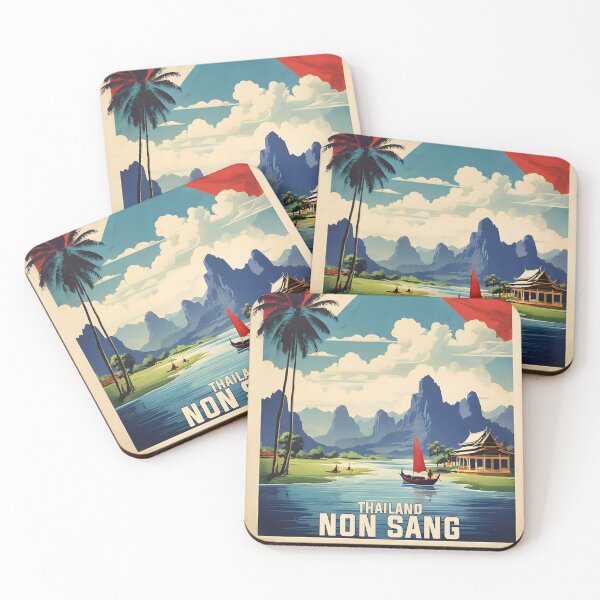 Item preview, Non Sang Thailand Vintage Retro Travel Tourism designed and sold by TravelersGems.