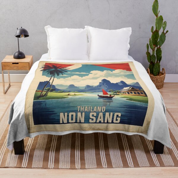 Item preview, Non Sang Thailand Vintage Retro Travel Tourism designed and sold by TravelersGems.