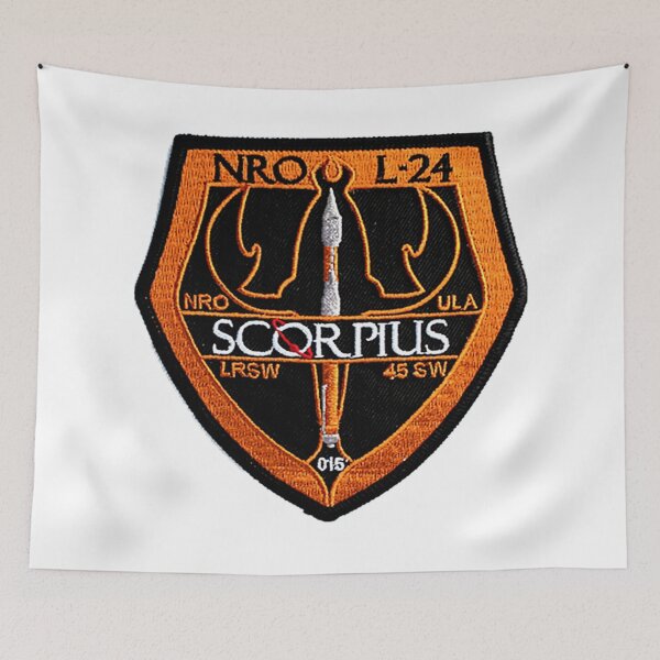 Item preview, NROL-24 Scorpius Launch Team Crest designed and sold by Nikki SpaceStuffPlus.