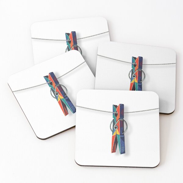 Item preview, Abstract Art Colorful Clothespin designed and sold by KiwiRider.