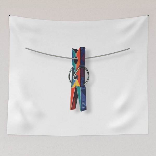 Item preview, Abstract Art Colorful Clothespin designed and sold by KiwiRider.