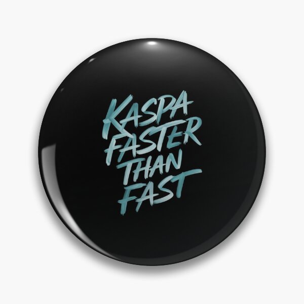 Item preview, All Signal. No Noise. Just Kaspa. designed and sold by RadDeck.