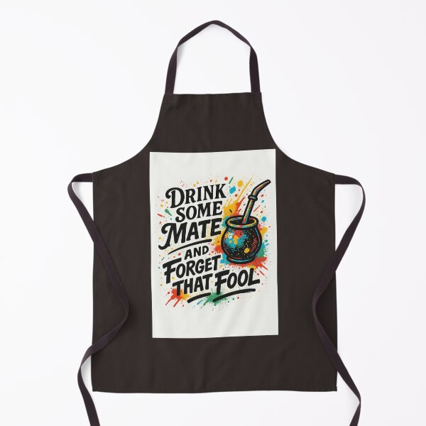 Item preview, Drink Some Mate and Forget That Fool - Fun and Colorful Design designed and sold by Sofiabenit1.