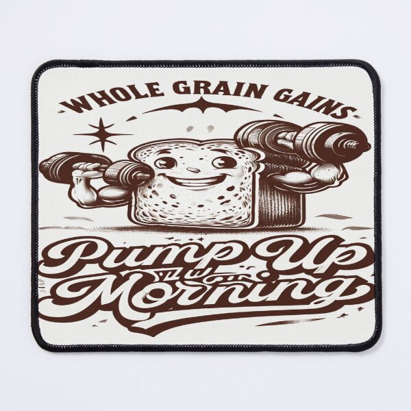 Item preview, Funny Bread Lifting Weights Gym Pun designed and sold by SmileyHaus.
