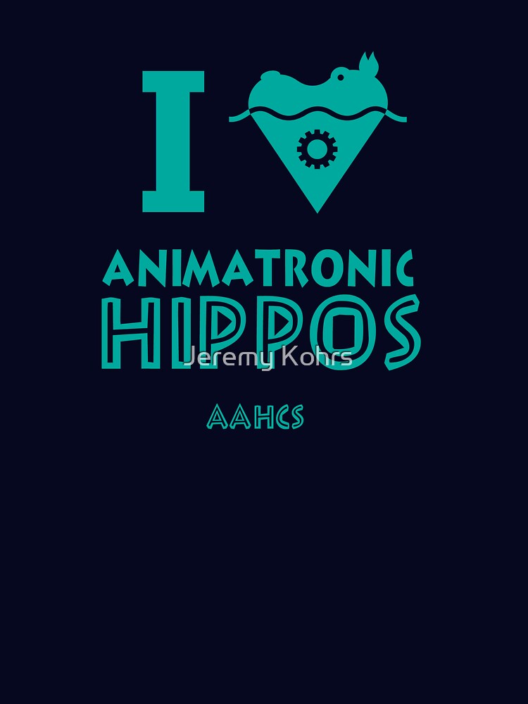 Thumbnail 7 of 7, Essential T-Shirt, I Heart Animatronic Hippos (AAHCS) designed and sold by Kohrsfilms.