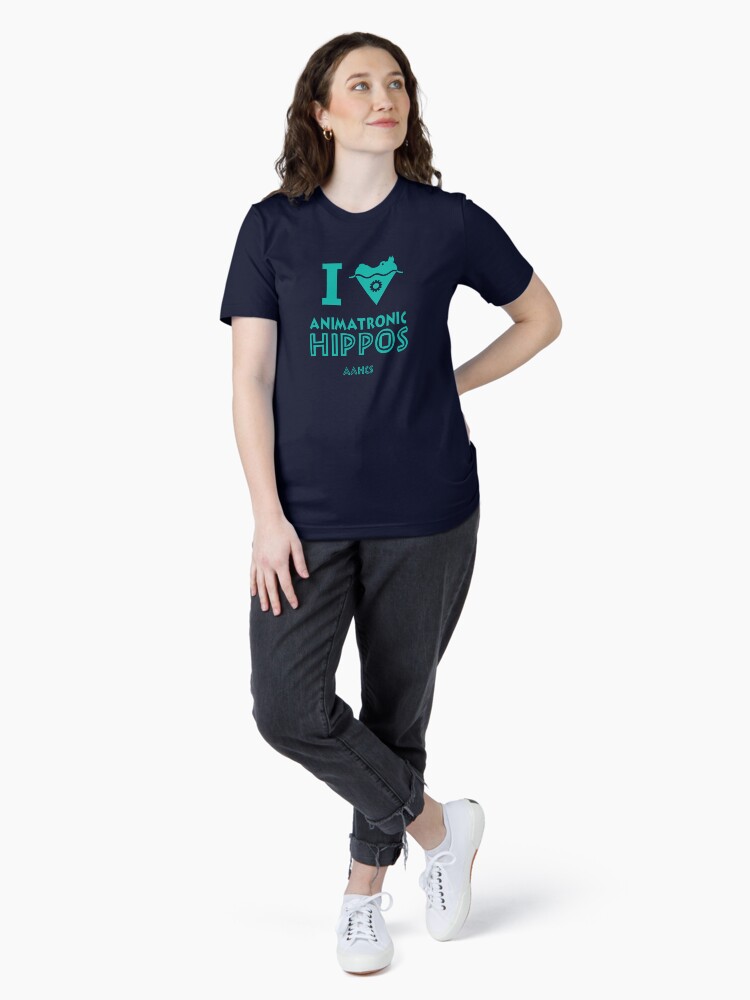 Thumbnail 4 of 7, Essential T-Shirt, I Heart Animatronic Hippos (AAHCS) designed and sold by Kohrsfilms.