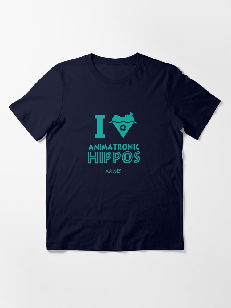 Thumbnail 3 of 7, Essential T-Shirt, I Heart Animatronic Hippos (AAHCS) designed and sold by Kohrsfilms.