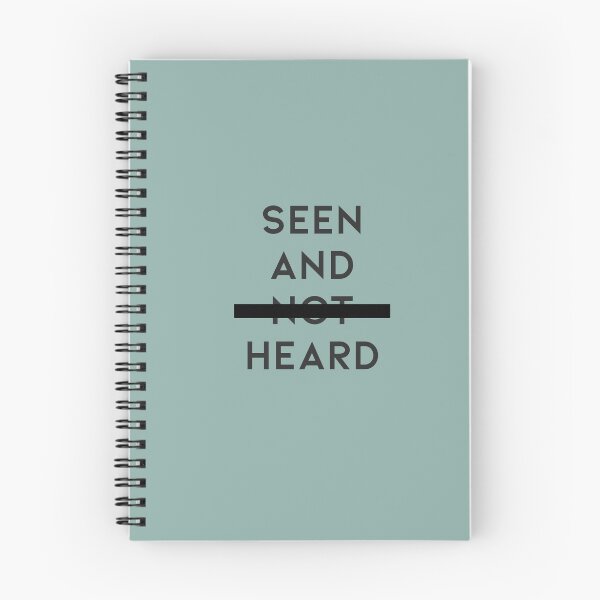 Item preview, Seen and Heard - profits support mental health designed and sold by NotSoSimple.