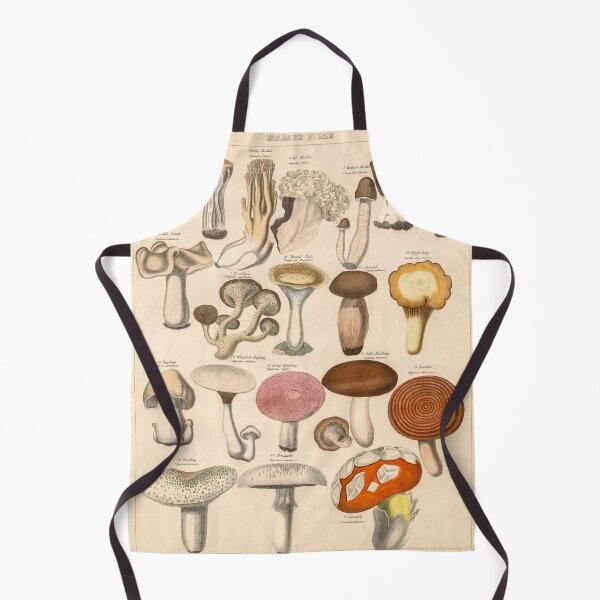 Item preview, Vintage Edible Mushrooms Illustration Print designed and sold by Bruiserstang.