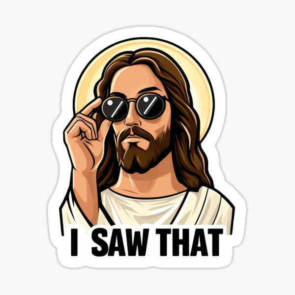 Item preview, Jesus I saw that Funny Meme designed and sold by inspik.