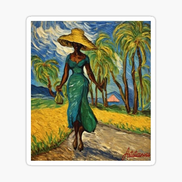 Item preview, "Graceful Cuban Beauty: Elegance in the Tropics" designed and sold by Artisticanvas.