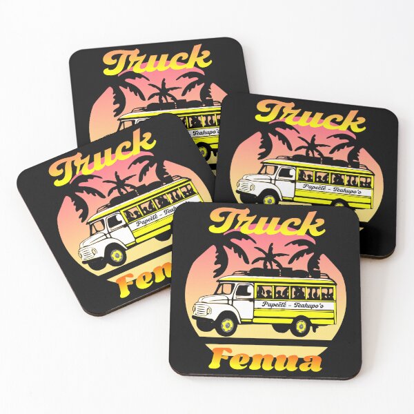 Item preview, POLYNESIAN TRUCK (yellow) designed and sold by Nesian-Tahiti.