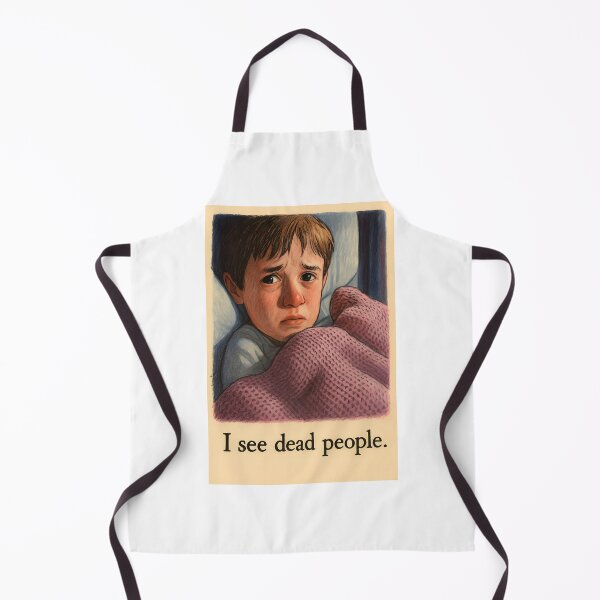 Item preview, I See Dead People Creepy Kid Quote Horror Art designed and sold by Greemo03.