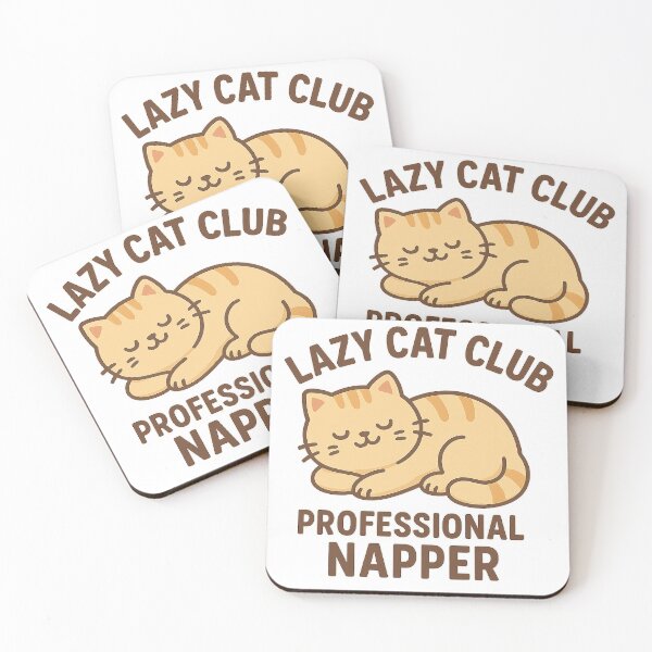 Item preview, Lazy Cat Club "Professional Napper" | Cute Sleeping Cat Shirt for Cat Lovers designed and sold by HAFIZ-DP.