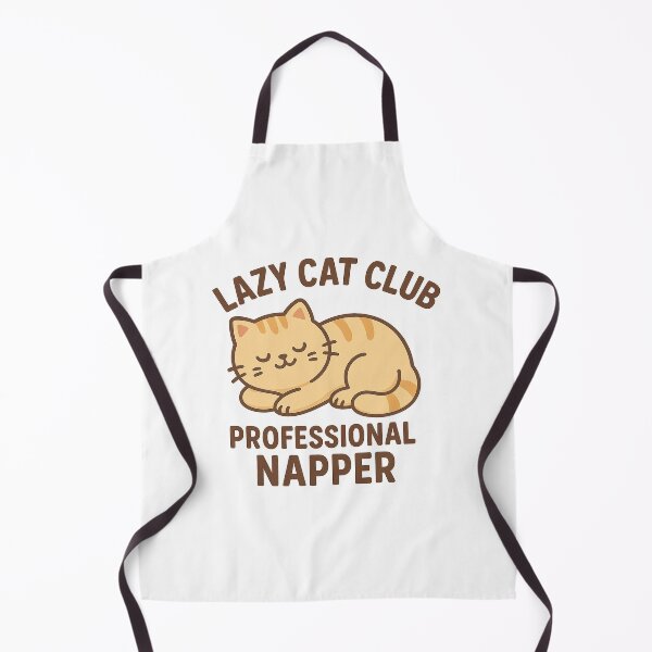 Item preview, Lazy Cat Club "Professional Napper" | Cute Sleeping Cat Shirt for Cat Lovers designed and sold by HAFIZ-DP.
