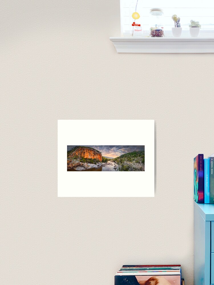 Thumbnail 2 of 3, Art Print, Red Rock Gorge, Canberra. ACT, Australia designed and sold by Chockstone.
