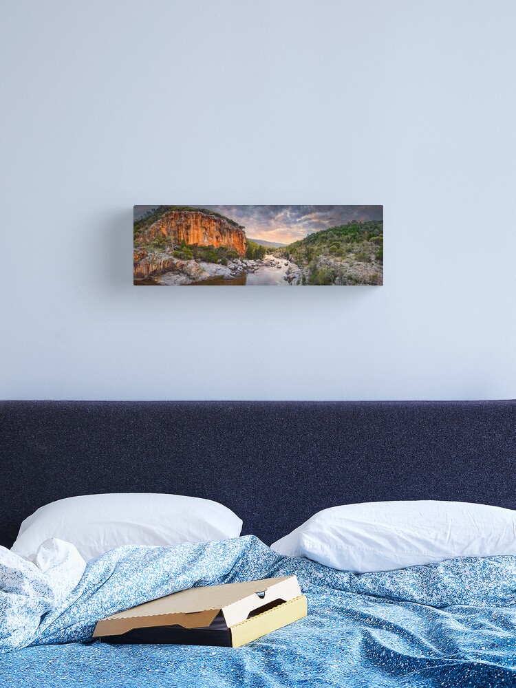 Thumbnail 2 of 3, Canvas Print, Red Rock Gorge, Canberra. ACT, Australia designed and sold by Chockstone.