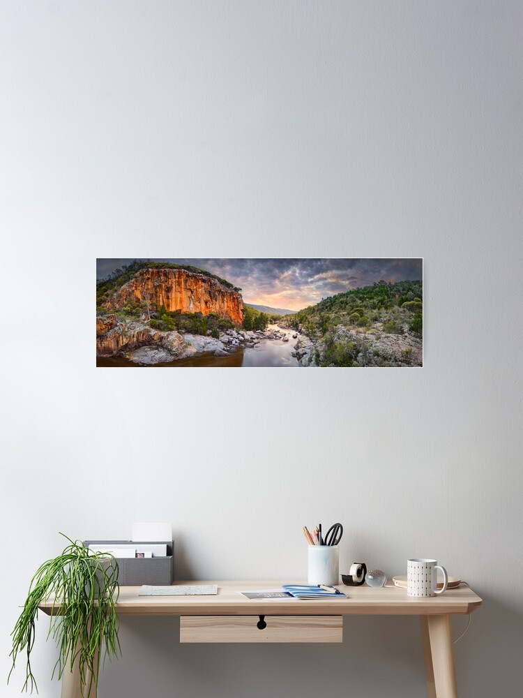 Thumbnail 2 of 3, Poster, Red Rock Gorge, Canberra. ACT, Australia designed and sold by Chockstone.