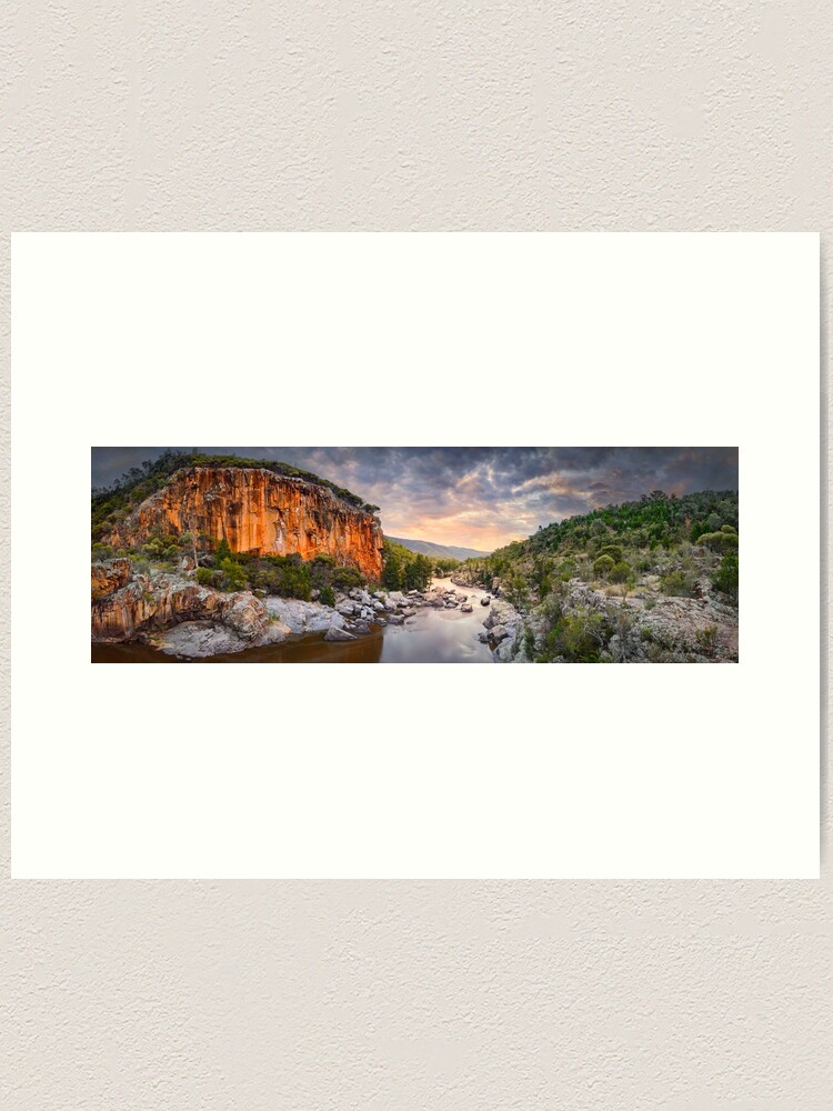 Thumbnail 1 of 3, Art Print, Red Rock Gorge, Canberra. ACT, Australia designed and sold by Chockstone.