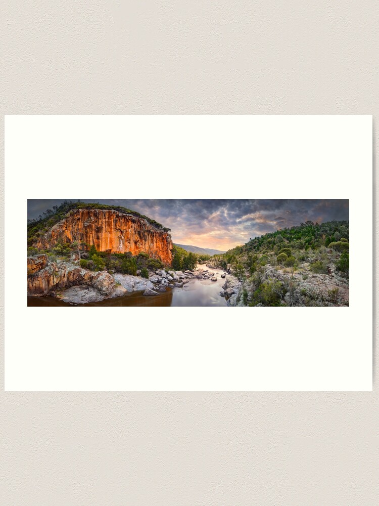 Thumbnail 1 of 3, Art Print, Red Rock Gorge, Canberra. ACT, Australia designed and sold by Chockstone.