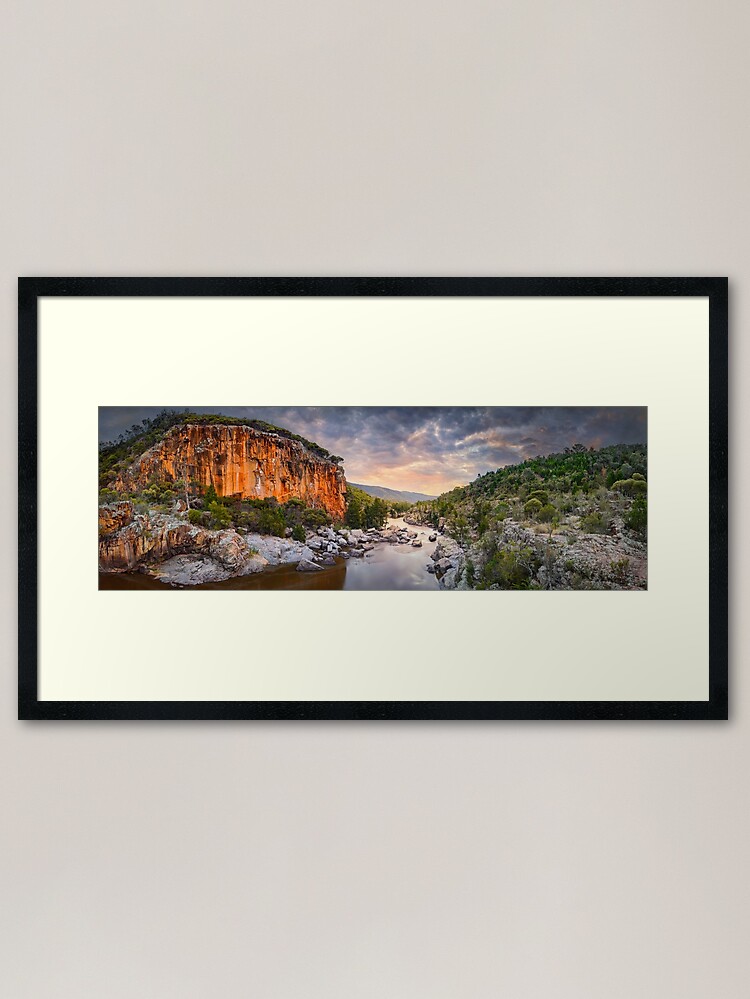 Thumbnail 1 of 7, Framed Art Print, Red Rock Gorge, Canberra. ACT, Australia designed and sold by Chockstone.