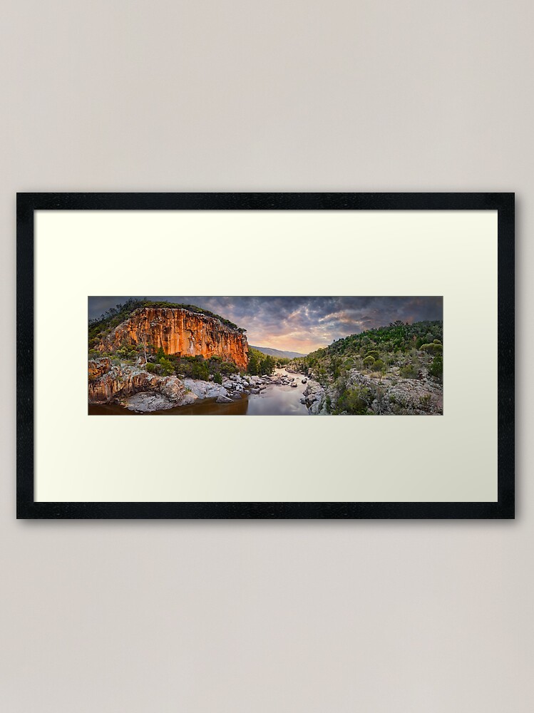 Thumbnail 1 of 7, Framed Art Print, Red Rock Gorge, Canberra. ACT, Australia designed and sold by Chockstone.