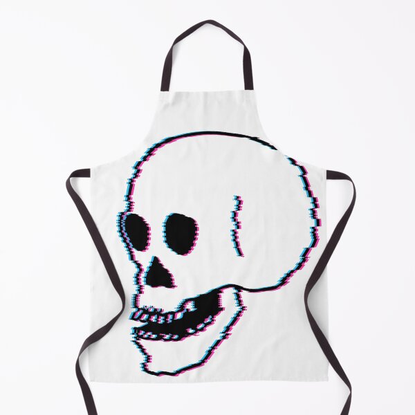 Item preview, Glitch aesthetic skull designed and sold by CMYKtheory.