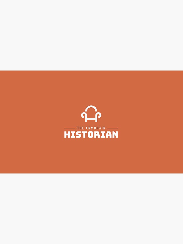 "The Armchair Historian Logo Orange" Sticker for Sale by