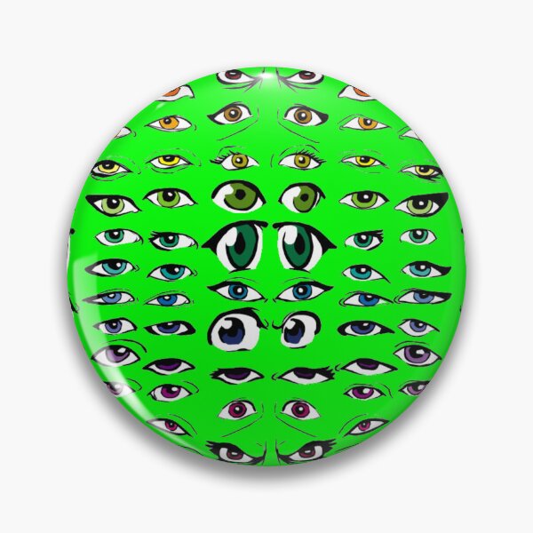 Item preview, Eyes (Lime) designed and sold by MurpheusTech.