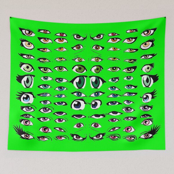 Item preview, Eyes (Lime) designed and sold by MurpheusTech.