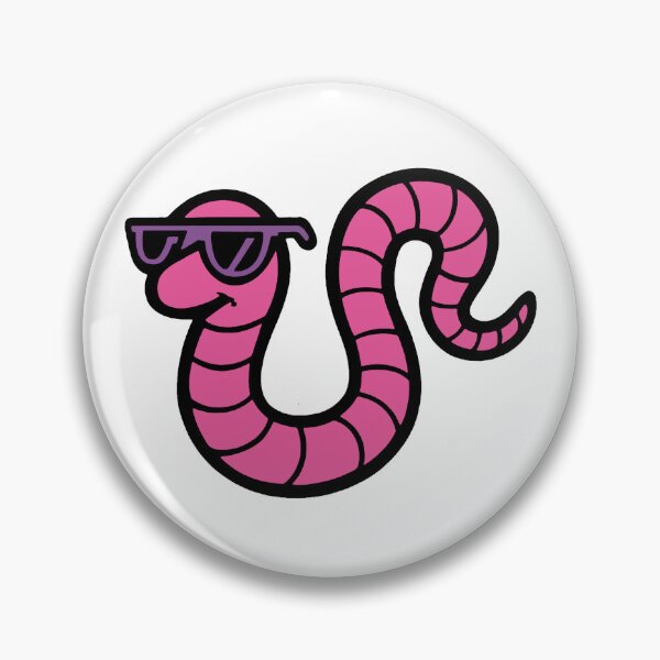 Item preview, Cool Earthworm dude in 90's Sunglasses designed and sold by SometimesHuman.