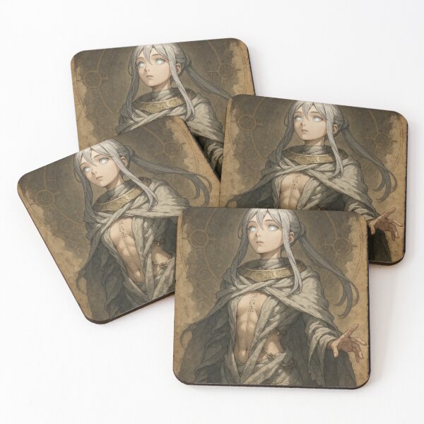 Item preview, Echo of Blessing – Sacred Fit Anime Priestess in Tattered Robes designed and sold by Hirvipelto.