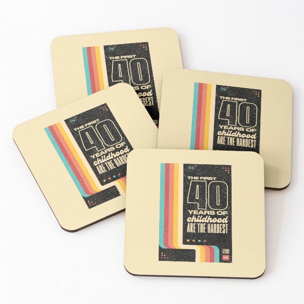 Item preview, The First 40 Years of Childhood Are The Hardest by Tobe Fonseca designed and sold by Tobe Fonseca®.