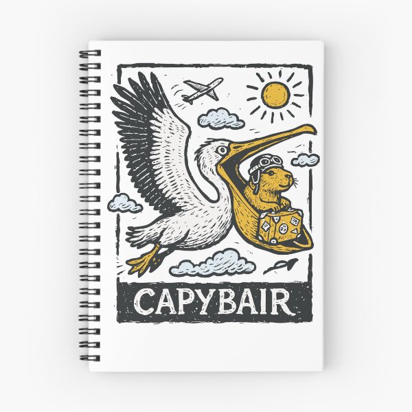 Item preview, Capybair Shirt – Flying Capybara Adventure in the Sky designed and sold by Tabu Touch.