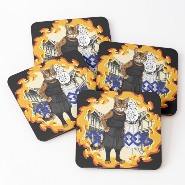 Item preview, Firefighter Cat of Edo designed and sold by Shivanyan.