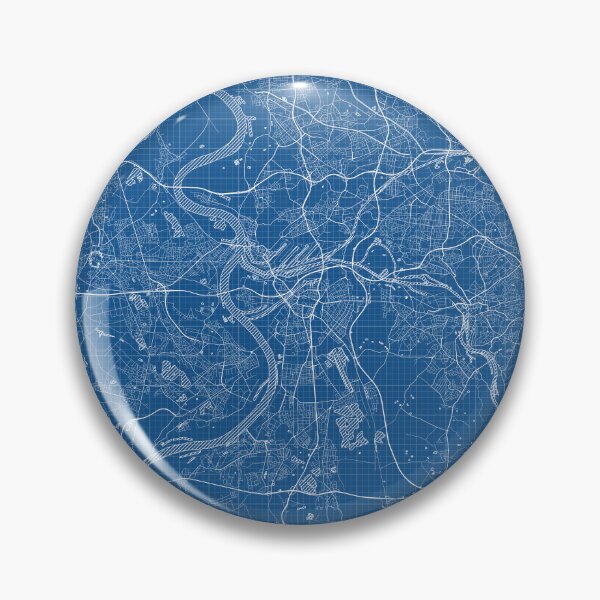 Item preview, Duisburg City Map of Germany - Blueprint designed and sold by deMAP.