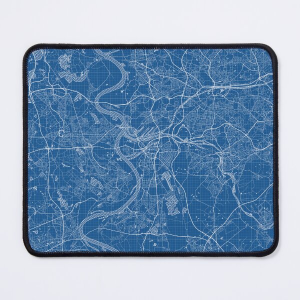 Item preview, Duisburg City Map of Germany - Blueprint designed and sold by deMAP.