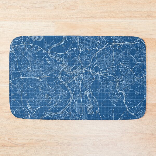 Item preview, Duisburg City Map of Germany - Blueprint designed and sold by deMAP.