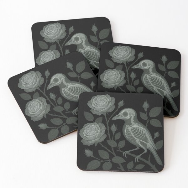 Item preview, Bird in a Rose Bush designed and sold by Boriken Brujas.