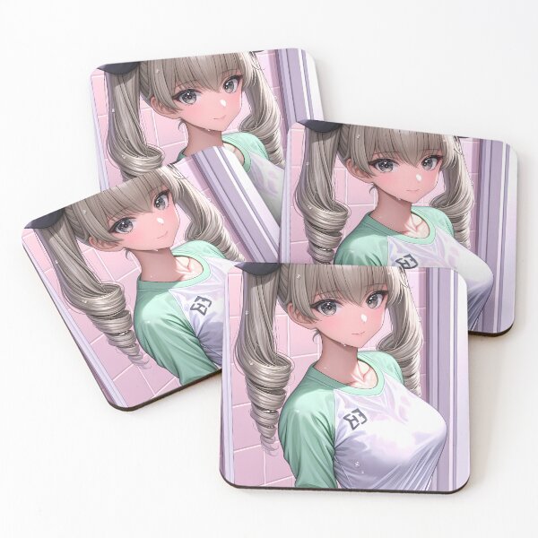 Artikelvorschau, Anchovy Girls und Panzer Anime Nasses Haar Twin Tail Umkleideraum entworfen und verkauft von lassedgkotsij.