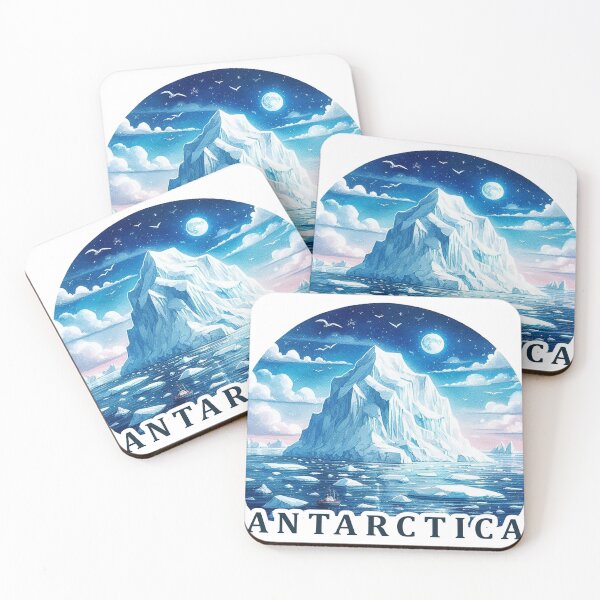 Item preview, Antarctica Ice Float Sticker designed and sold by vectcd.