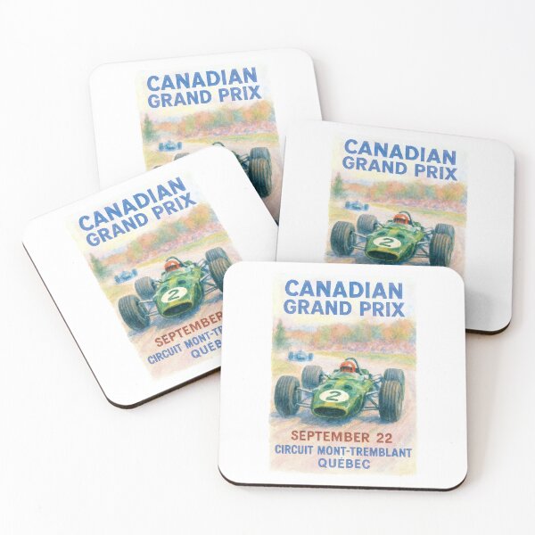 Item preview, 1968 canadian Grand Prix Automobile Race poster  designed and sold by retrographics.
